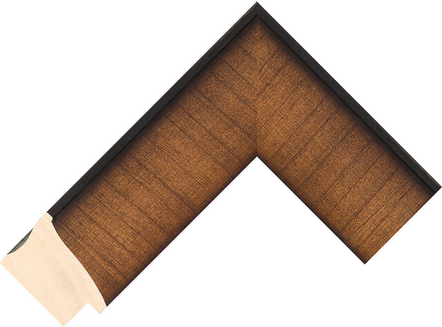 Picture Frame Moulding 571570 - Walnut - 53mm wide x 35mm deep