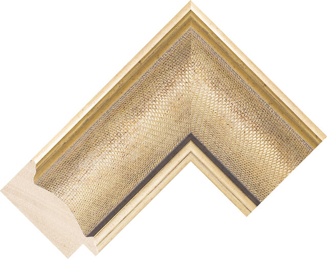 580455 - Gold - 59mm wide picture frame chevron