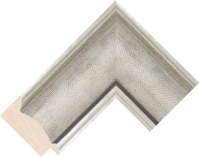 Picture Frame Moulding 580465 - Silver - 59mm wide x 30mm deep