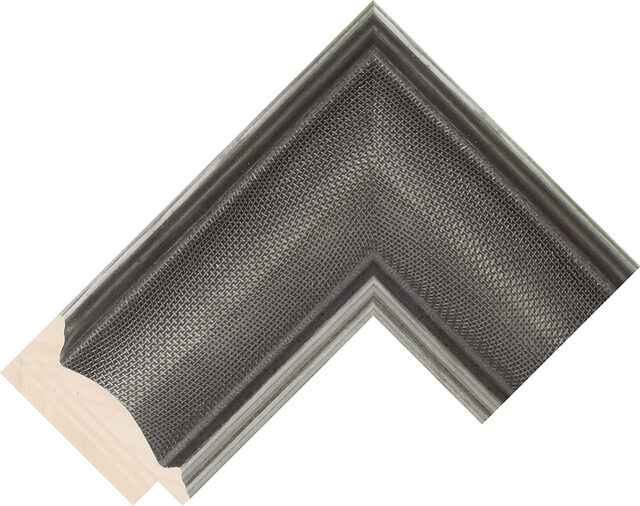 580470 - Pewter - 59mm wide picture frame chevron