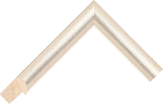 Picture Frame Moulding 617348000 - Silver - 25mm wide x 40mm deep
