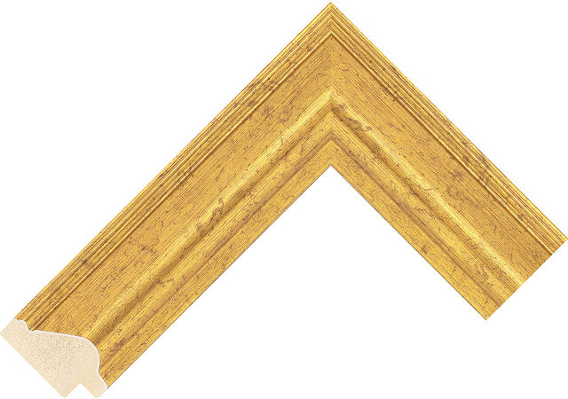 Picture Frame Moulding 629247000 - Gold - 42mm wide x 23mm deep
