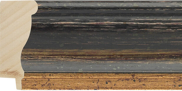 Sample of 6670BK Picture Frame Moulding