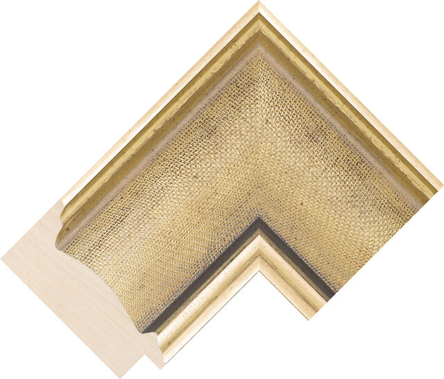 Picture Frame Moulding 680455 - Gold - 73mm wide x 40mm deep