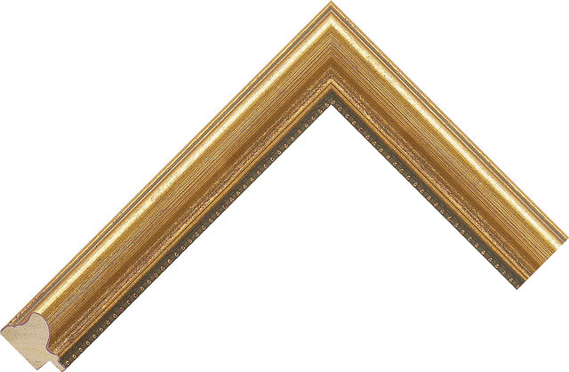 Picture Frame Moulding 683246000 - Gold - 28mm wide x 20mm deep