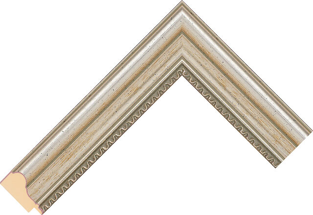 Picture Frame Moulding 692348000 - Silver - 35mm wide x 18mm deep