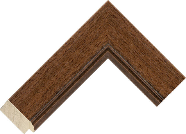 Picture Frame Moulding 7000WA - Walnut - 47mm wide x 18mm deep