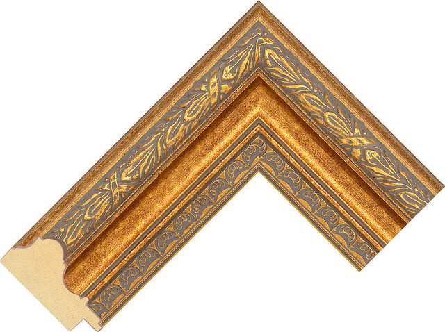 Picture Frame Moulding 716918600 - Gold - 55mm wide x 30mm deep