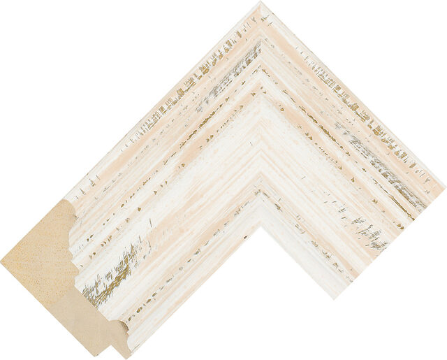 Picture Frame Moulding 756257000 - White - 75mm wide x 50mm deep