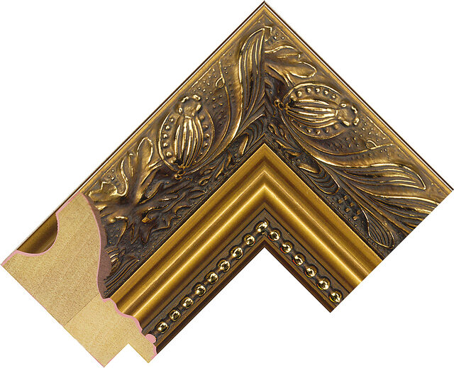 Picture Frame Moulding 771246000 - Gold - 59mm wide x 36mm deep