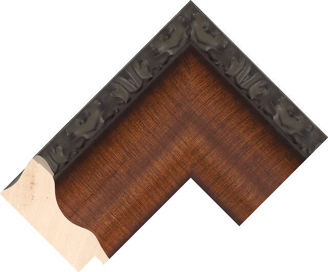 Picture Frame Moulding 771560 - Mahogany - 83mm wide x 35mm deep