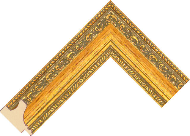 Picture Frame Moulding 776200246 - Gold - 44mm wide x 32mm deep