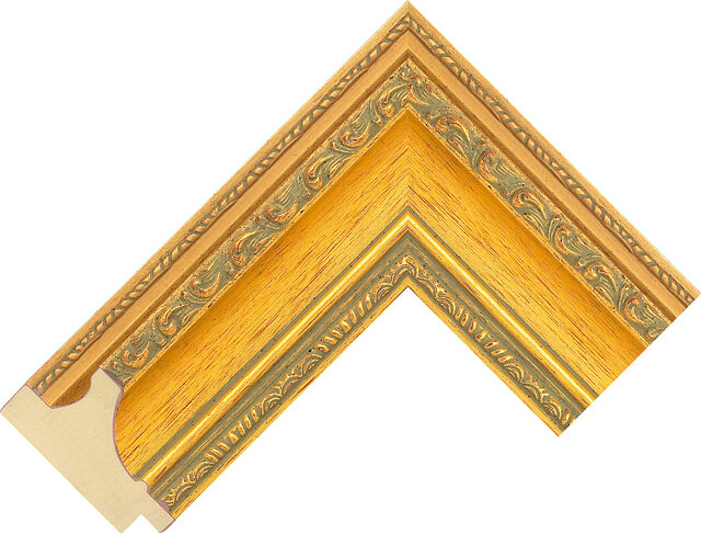 Picture Frame Moulding 776300246 - Gold - 60mm wide x 38mm deep