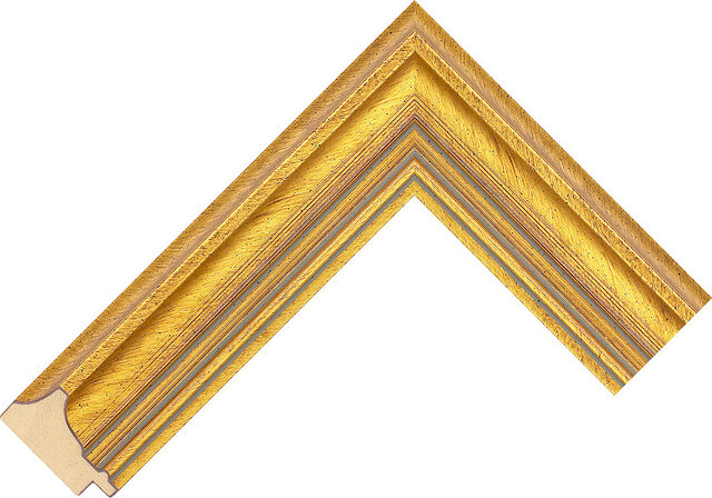 Picture Frame Moulding 781220000 - Gold - 40mm wide x 16mm deep