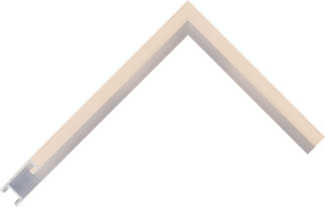 LJA 004 Maple Veneer Moulding AQ.823004000 picture frame moulding from the Aluminium range