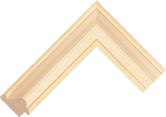 LJB Barefaced Pine Moulding AQ.830500000 picture frame moulding from the Barefaced range