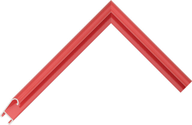 86101 Cardinal Red AQ.860101000 picture frame moulding from the Aluminium range