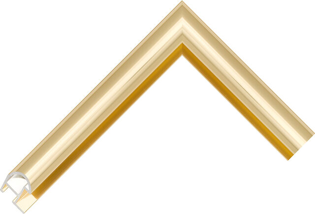 8713 Gold AQ.870130000 picture frame moulding from the Aluminium range