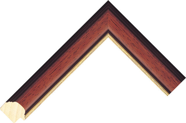 Picture Frame Moulding 890073880 - Walnut - 30mm wide x 19mm deep