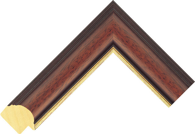Picture Frame Moulding 898073880 - Mahogany - 40mm wide x 25mm deep