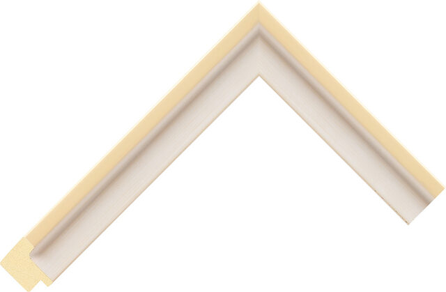 Picture Frame Moulding 901307 - Cream - 25mm wide x 20mm deep