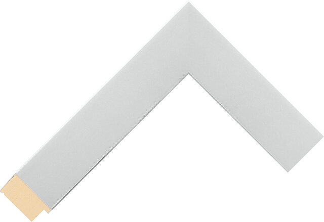 Picture Frame Moulding 922705000 - Brushed Silver - 34mm wide x 20mm deep