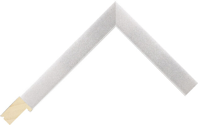 Picture Frame Moulding 929705000 - Brushed Silver - 19mm wide x 34mm deep